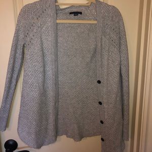 american eagle grey cardigan